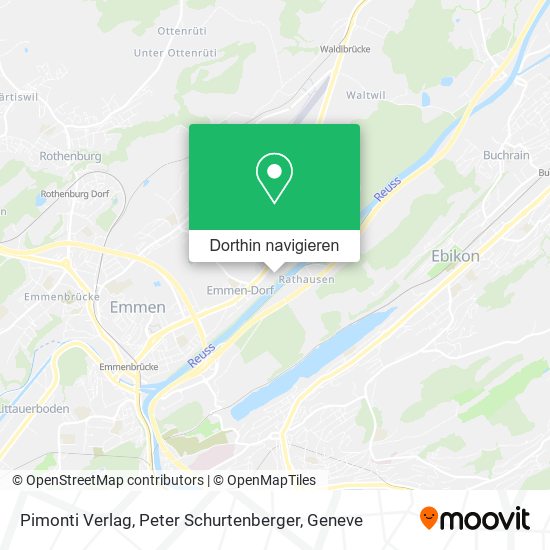 Pimonti Verlag, Peter Schurtenberger Karte