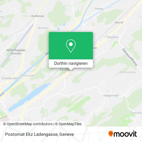 Postomat Ekz Ladengasse Karte