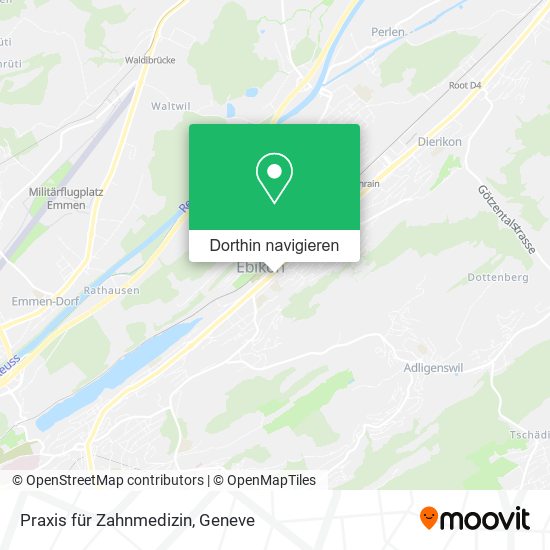 Praxis für Zahnmedizin Karte