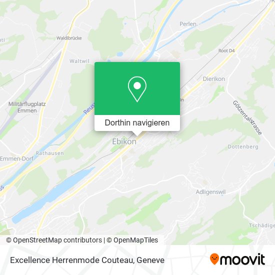 Excellence Herrenmode Couteau Karte