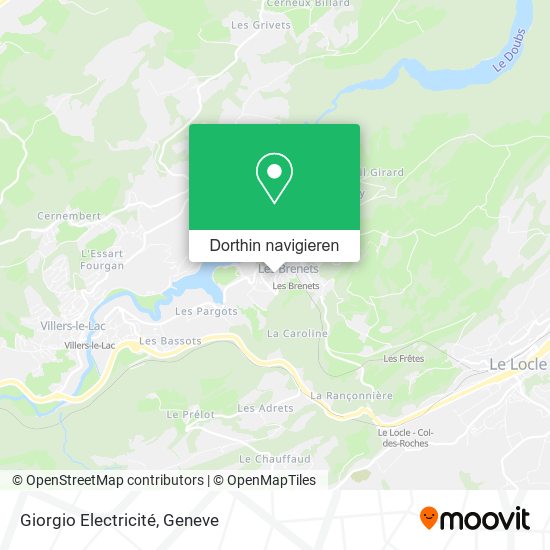 Giorgio Electricité Karte