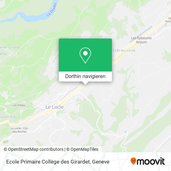 Ecole Primaire Collège des Girardet Karte