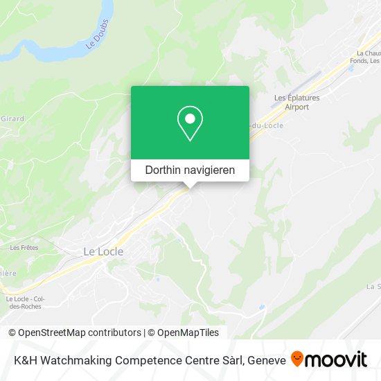 K&H Watchmaking Competence Centre Sàrl Karte
