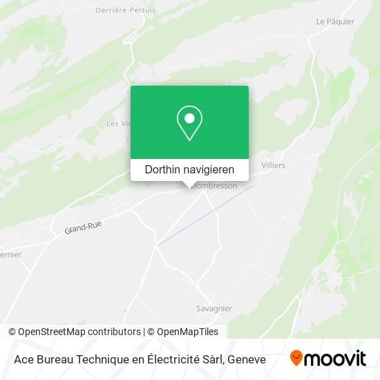 Ace Bureau Technique en Électricité Sàrl Karte