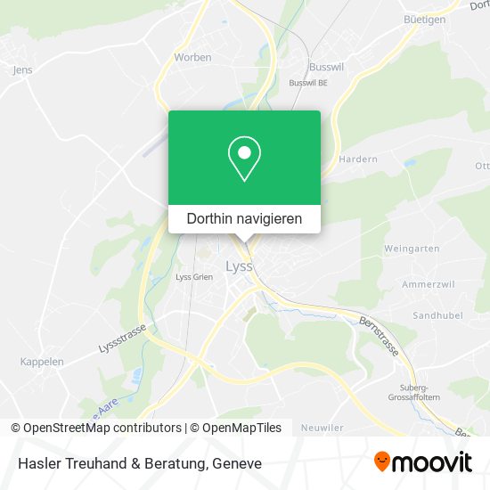 Hasler Treuhand & Beratung Karte