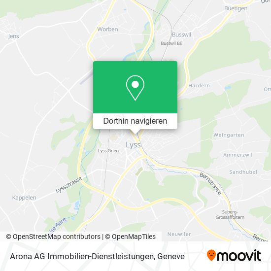 Arona AG Immobilien-Dienstleistungen Karte