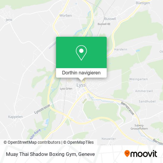 Muay Thai Shadow Boxing Gym Karte