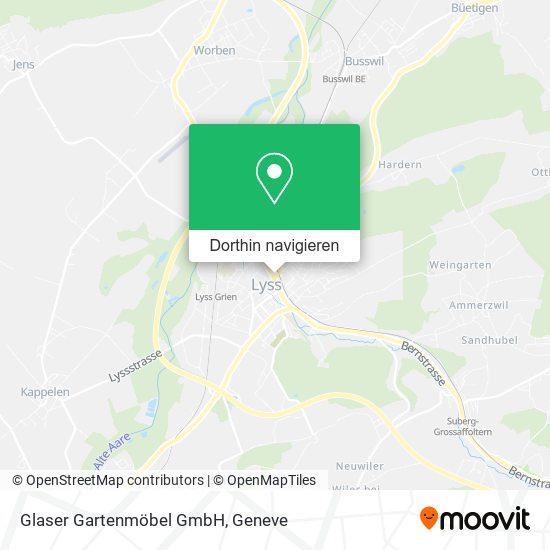 Glaser Gartenmöbel GmbH Karte