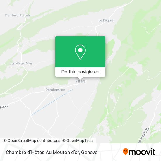 Chambre d'Hôtes Au Mouton d'or Karte
