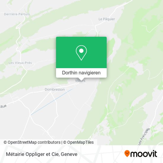 Métairie Oppliger et Cie Karte