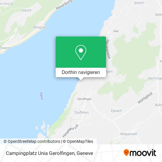 Campingplatz Unia Gerolfingen Karte