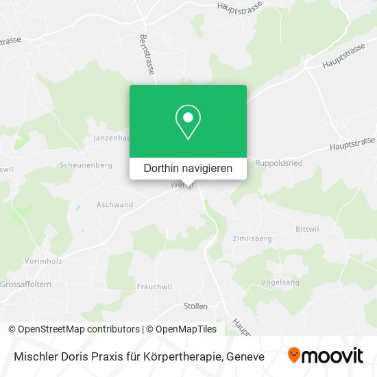Mischler Doris Praxis für Körpertherapie Karte