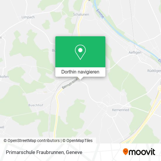 Primarschule Fraubrunnen Karte