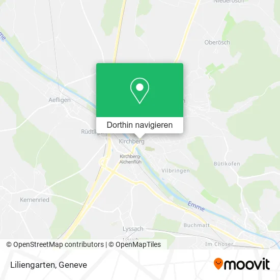 Liliengarten Karte