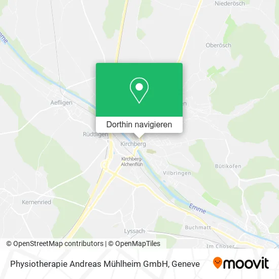 Physiotherapie Andreas Mühlheim GmbH Karte