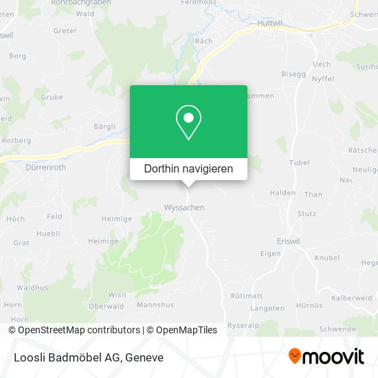 Loosli Badmöbel AG Karte