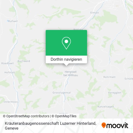 Kräuteranbaugenossenschaft Luzerner Hinterland Karte