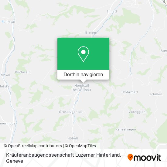 Kräuteranbaugenossenschaft Luzerner Hinterland Karte