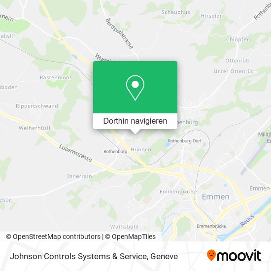 Johnson Controls Systems & Service Karte