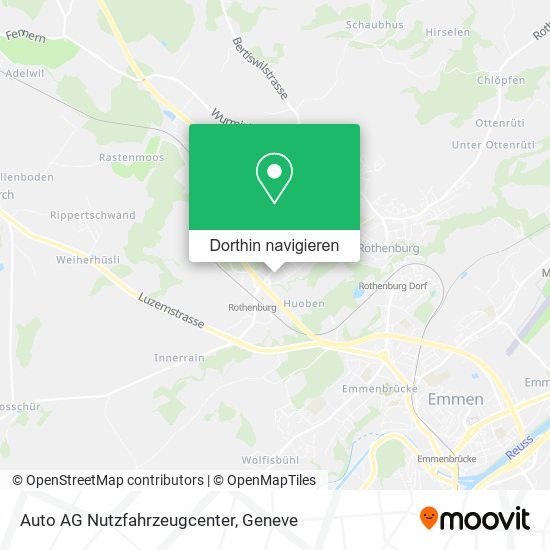 Auto AG Nutzfahrzeugcenter Karte