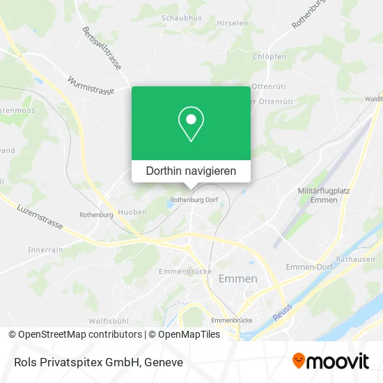 Rols Privatspitex GmbH Karte