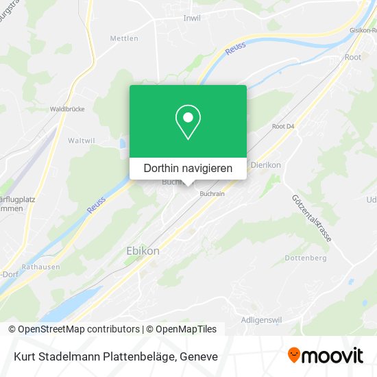 Kurt Stadelmann Plattenbeläge Karte
