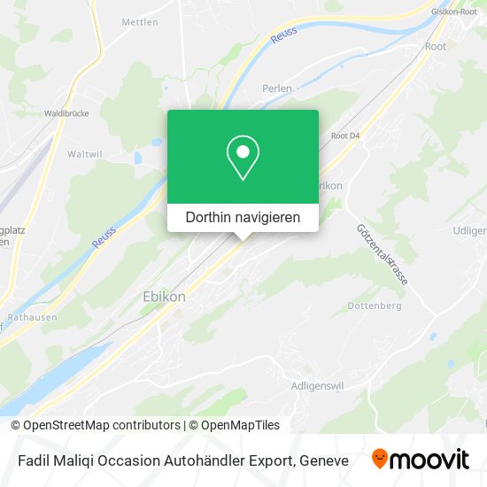 Fadil Maliqi Occasion Autohändler Export Karte