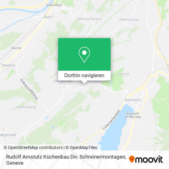 Rudolf Amstutz Küchenbau Div. Schreinermontagen Karte