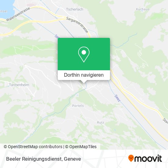 Beeler Reinigungsdienst Karte