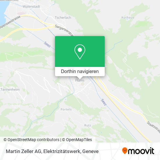 Martin Zeller AG, Elektrizitätswerk Karte