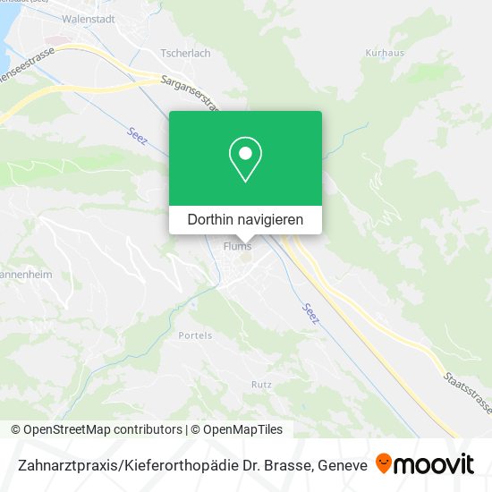 Zahnarztpraxis / Kieferorthopädie Dr. Brasse Karte