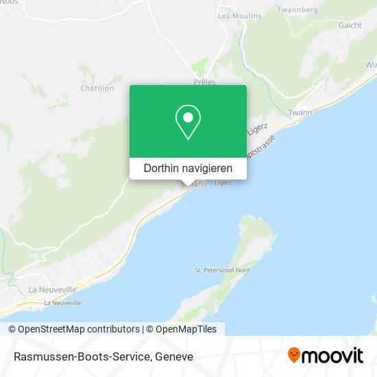 Rasmussen-Boots-Service Karte