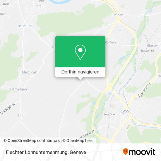 Fiechter Lohnunternehmung Karte
