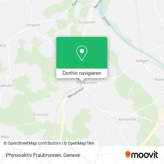 Physioaktiv Fraubrunnen Karte