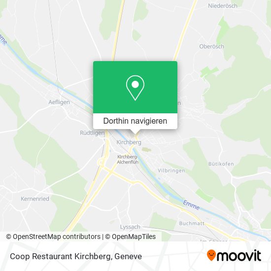Coop Restaurant Kirchberg Karte