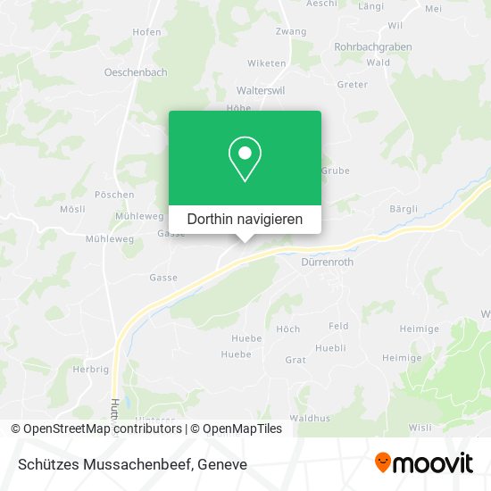 Schützes Mussachenbeef Karte