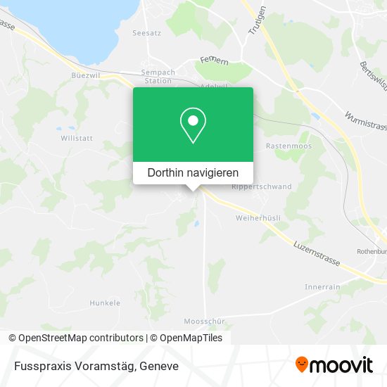 Fusspraxis Voramstäg Karte