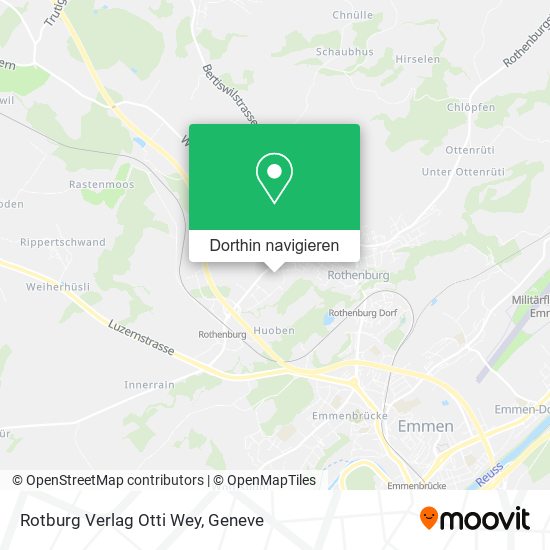 Rotburg Verlag Otti Wey Karte