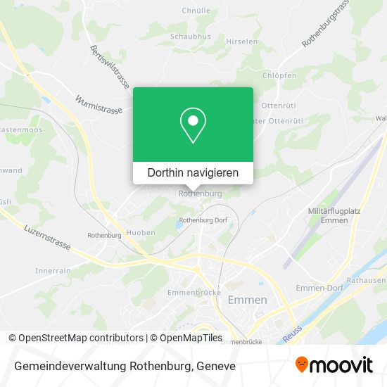 Gemeindeverwaltung Rothenburg Karte