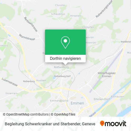 Begleitung Schwerkranker und Sterbender Karte