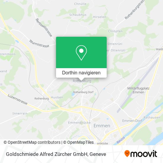Goldschmiede Alfred Zürcher GmbH Karte