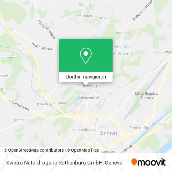 Swidro Naturdrogerie Rothenburg GmbH Karte