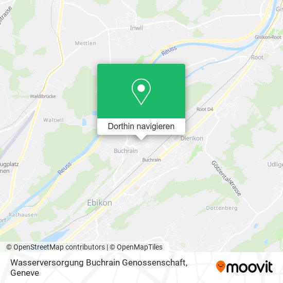 Wasserversorgung Buchrain Genossenschaft Karte