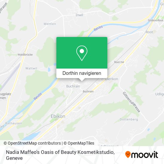 Nadia Maffeo's Oasis of Beauty Kosmetikstudio Karte