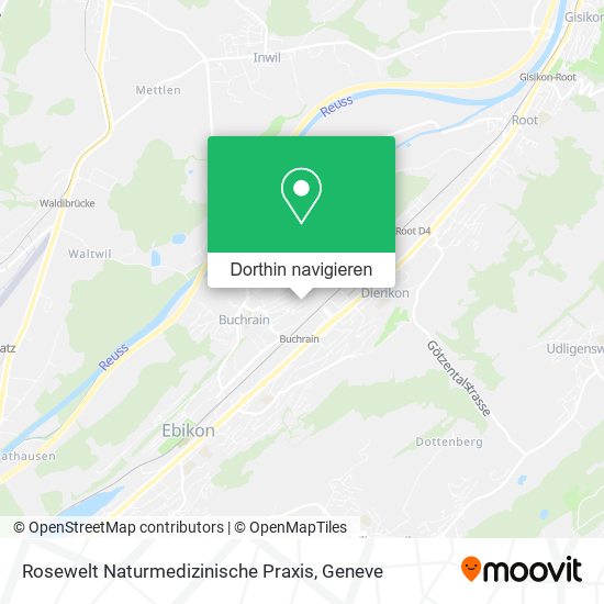 Rosewelt Naturmedizinische Praxis Karte