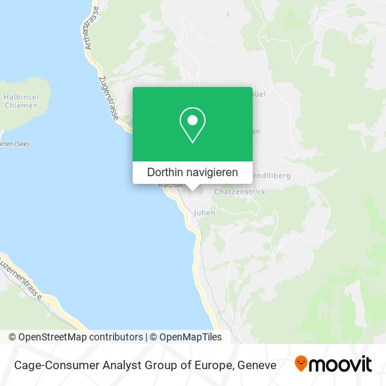 Cage-Consumer Analyst Group of Europe Karte