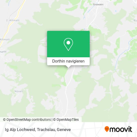 Ig Alp Lochweid, Trachslau Karte