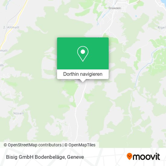 Bisig GmbH Bodenbeläge Karte