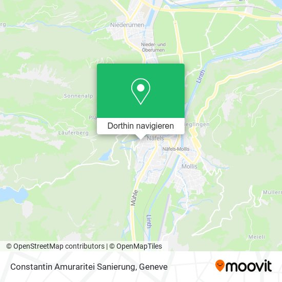 Constantin Amuraritei Sanierung Karte