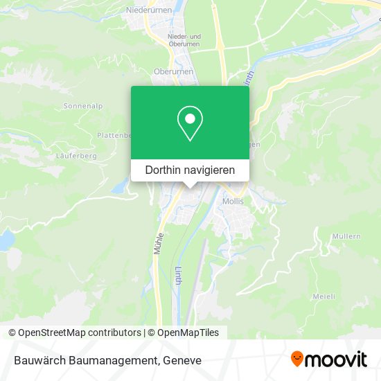 Bauwärch Baumanagement Karte